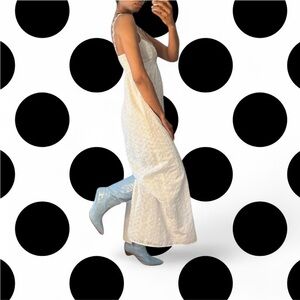 Vintage Cream Dress 7/8